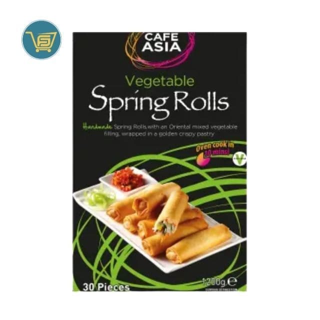 Cafe Asia Frozen Vegetable Mini Spring Rolls 30s