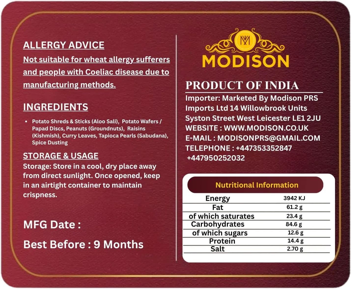 Chilli Pancham Sago product image 4