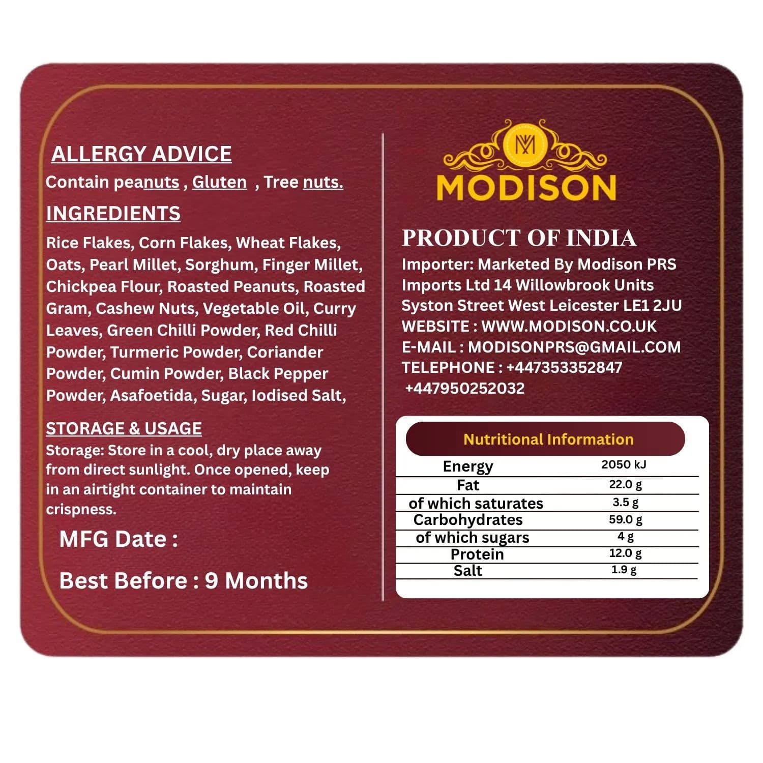 MASALA MULTIGRAIN CHIVADA product image 4