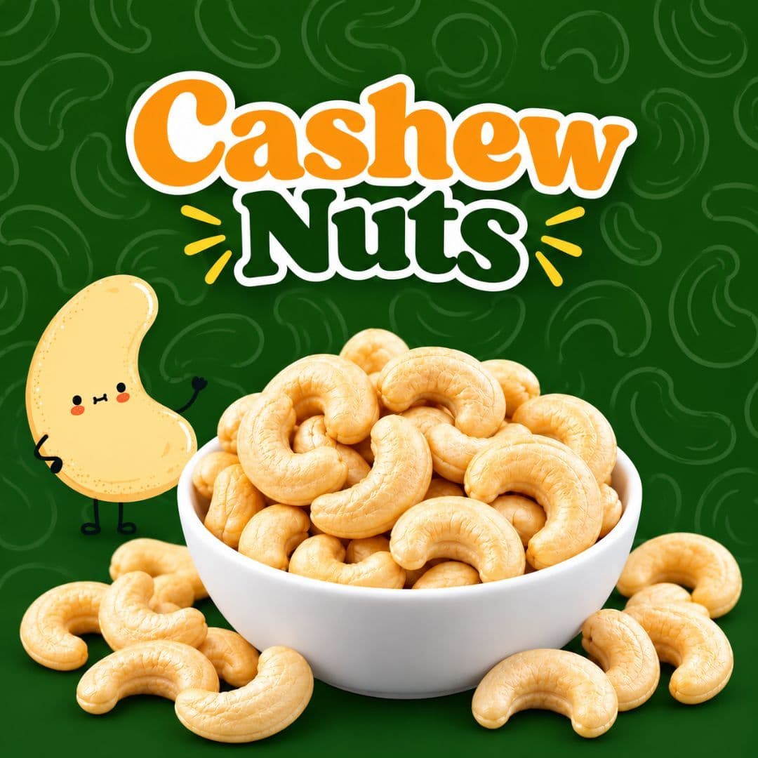 MODISON Cashew Nuts Healthy Snacks Natural Whole Kaju 250g