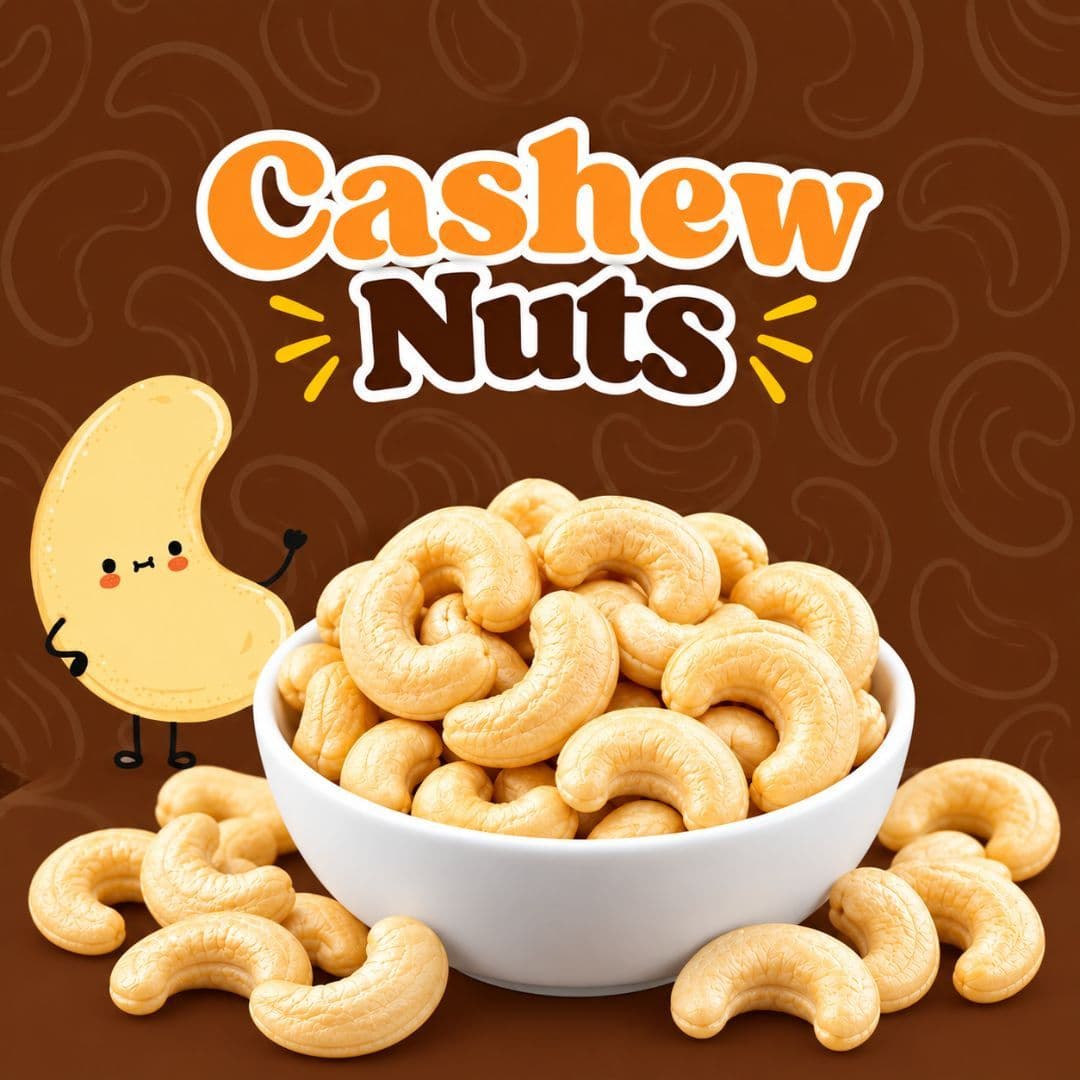 MODISON Cashew Nuts Healthy Snacks Natural Whole Kaju 500g