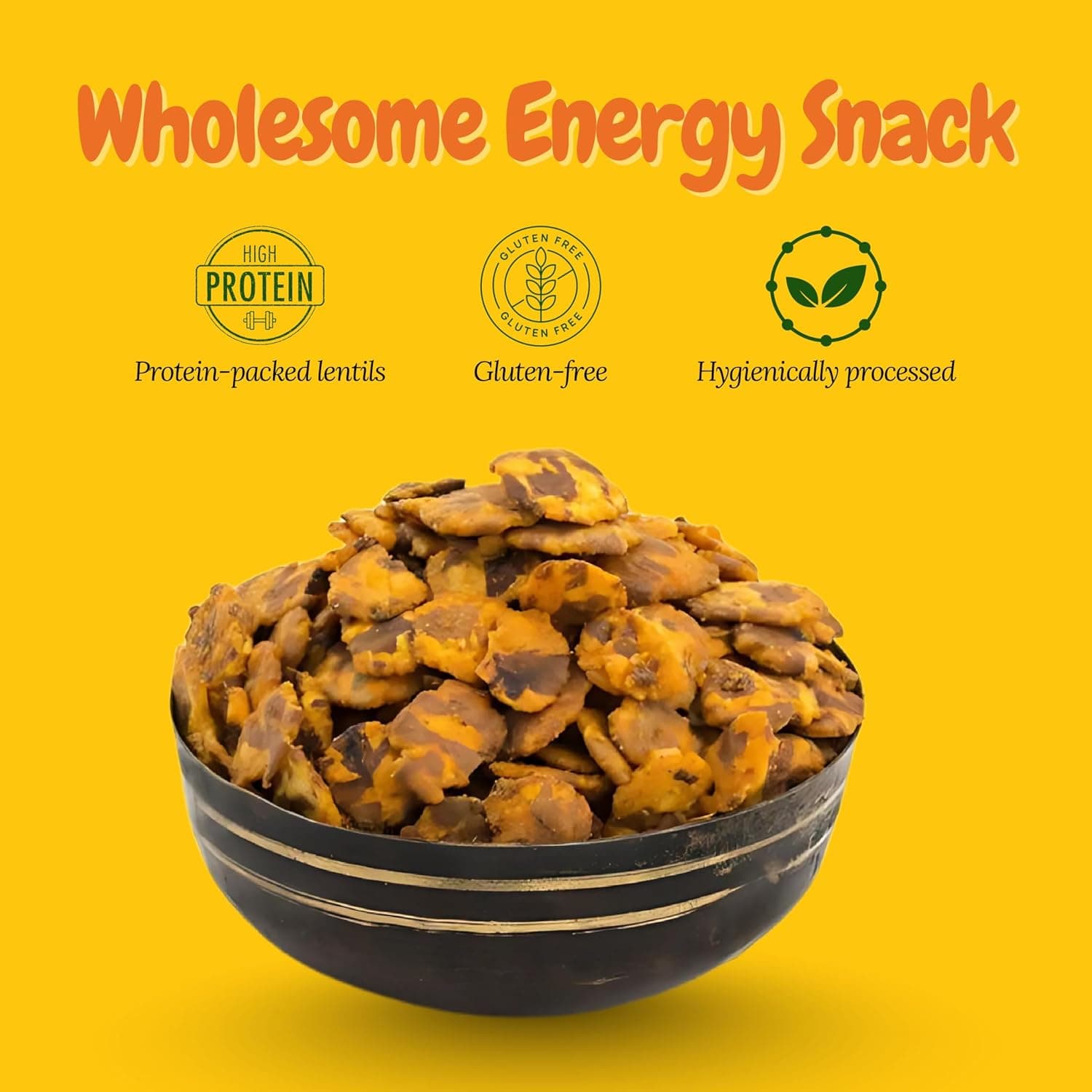 MODISON Chana Chapta Healthy Snacks Spicy Chickpeas 180g product image 3