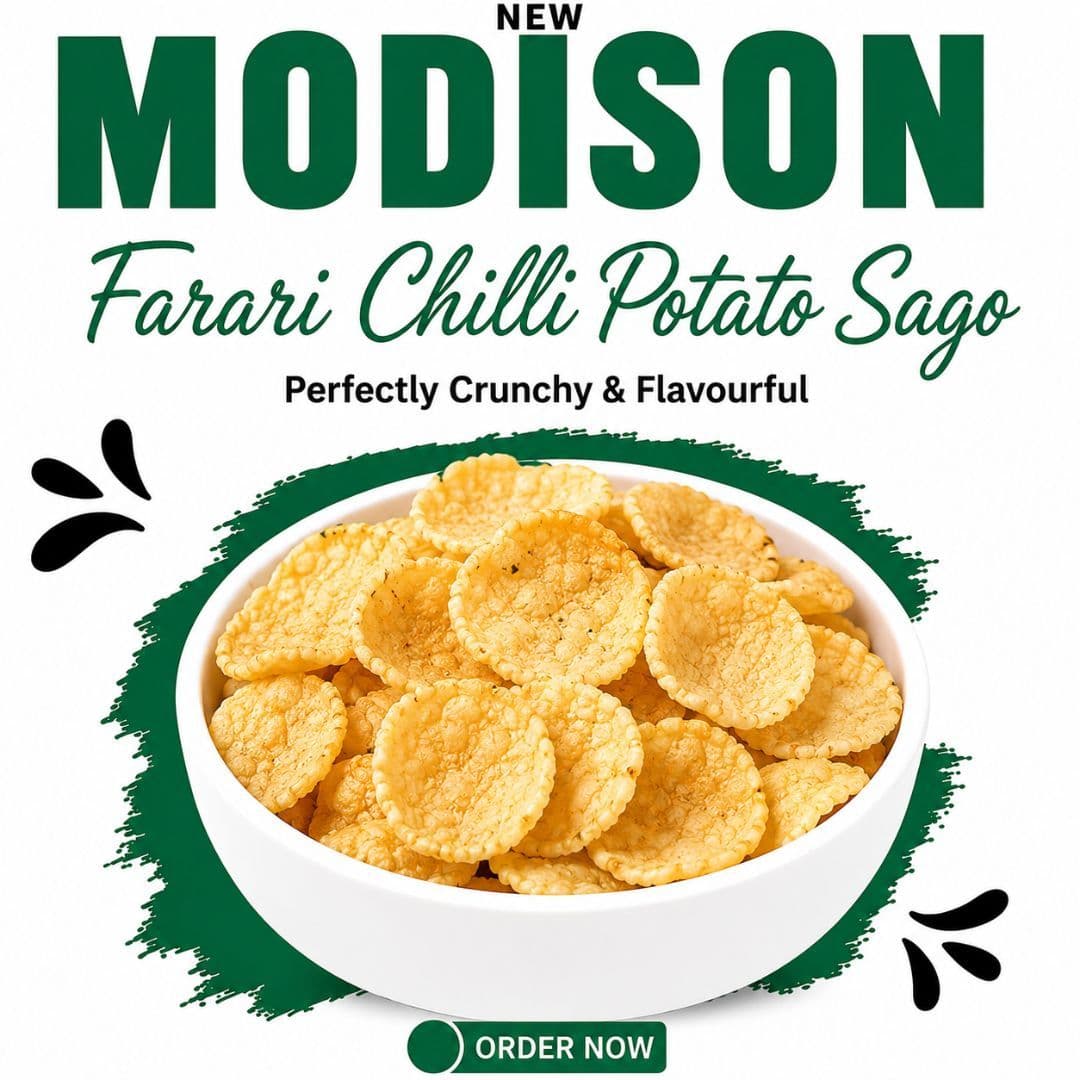 MODISON FARARI CHILLI POTATO SAGO CRISPS product image 1