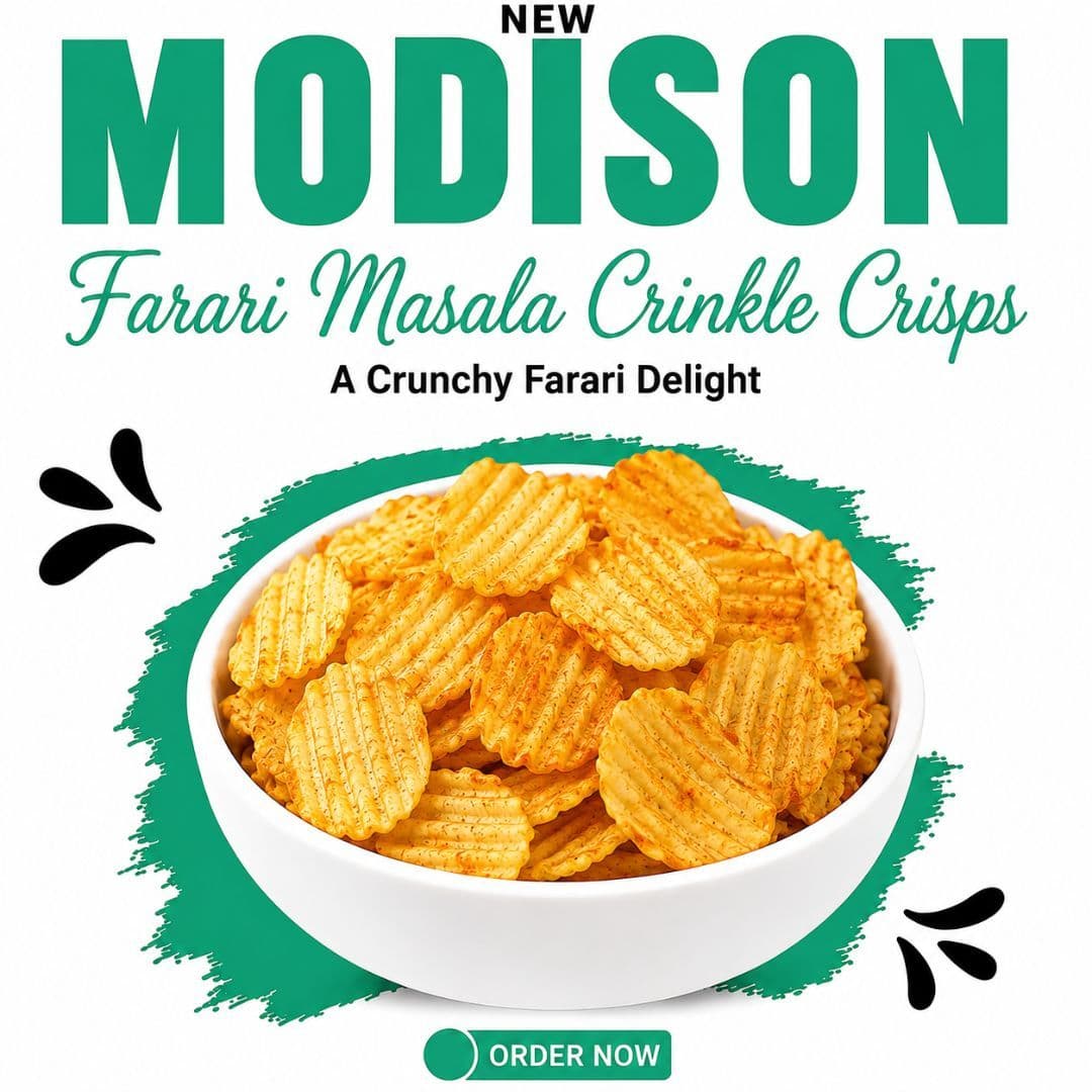 MODISON FARARI MASALA CRINKLE CRISPS product image 1