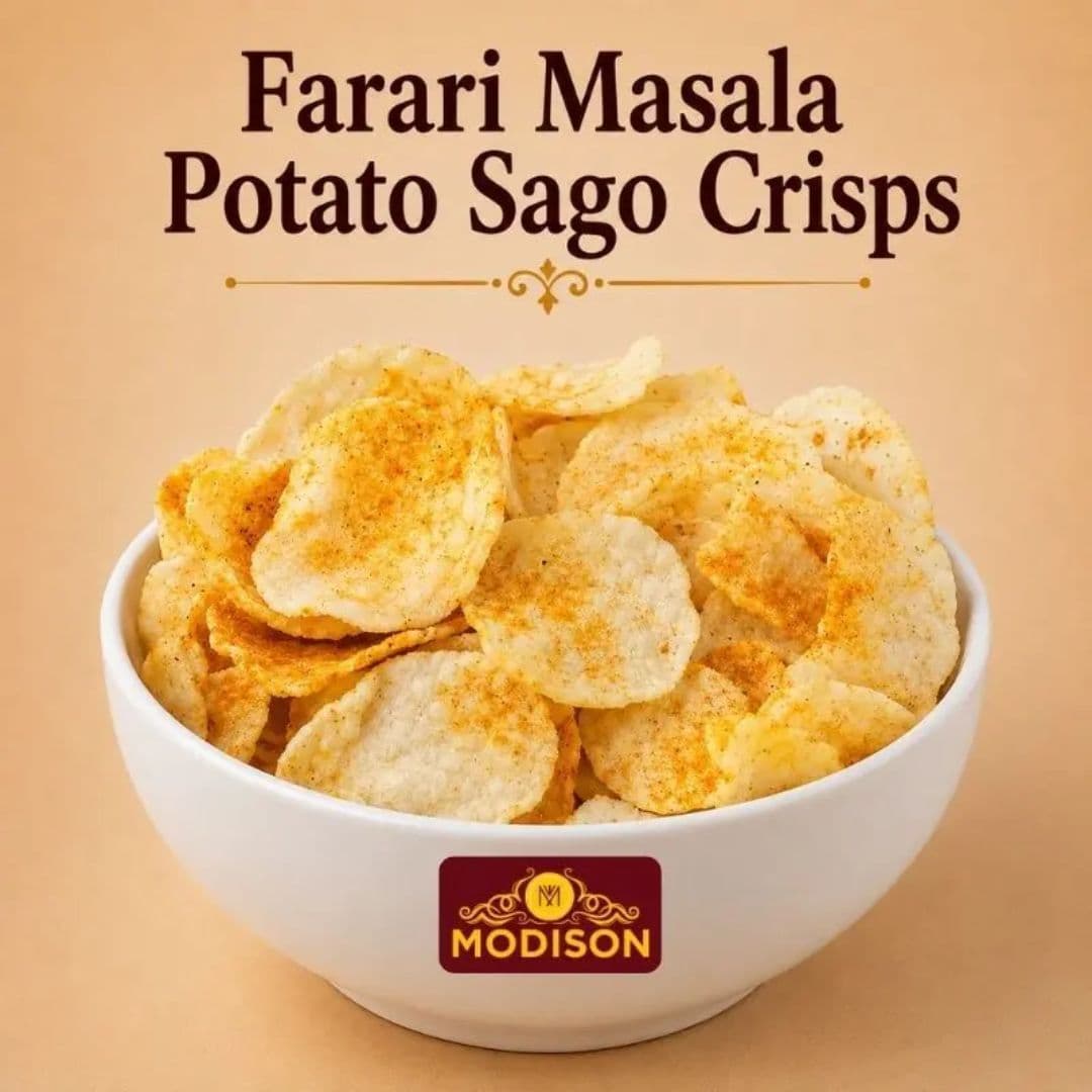 MODISON FARARI MASALA POTATO SAGO CRISPS