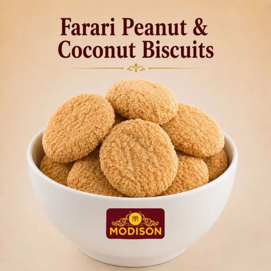 MODISON FARARI PEANUT & COCONUT BISCUITS