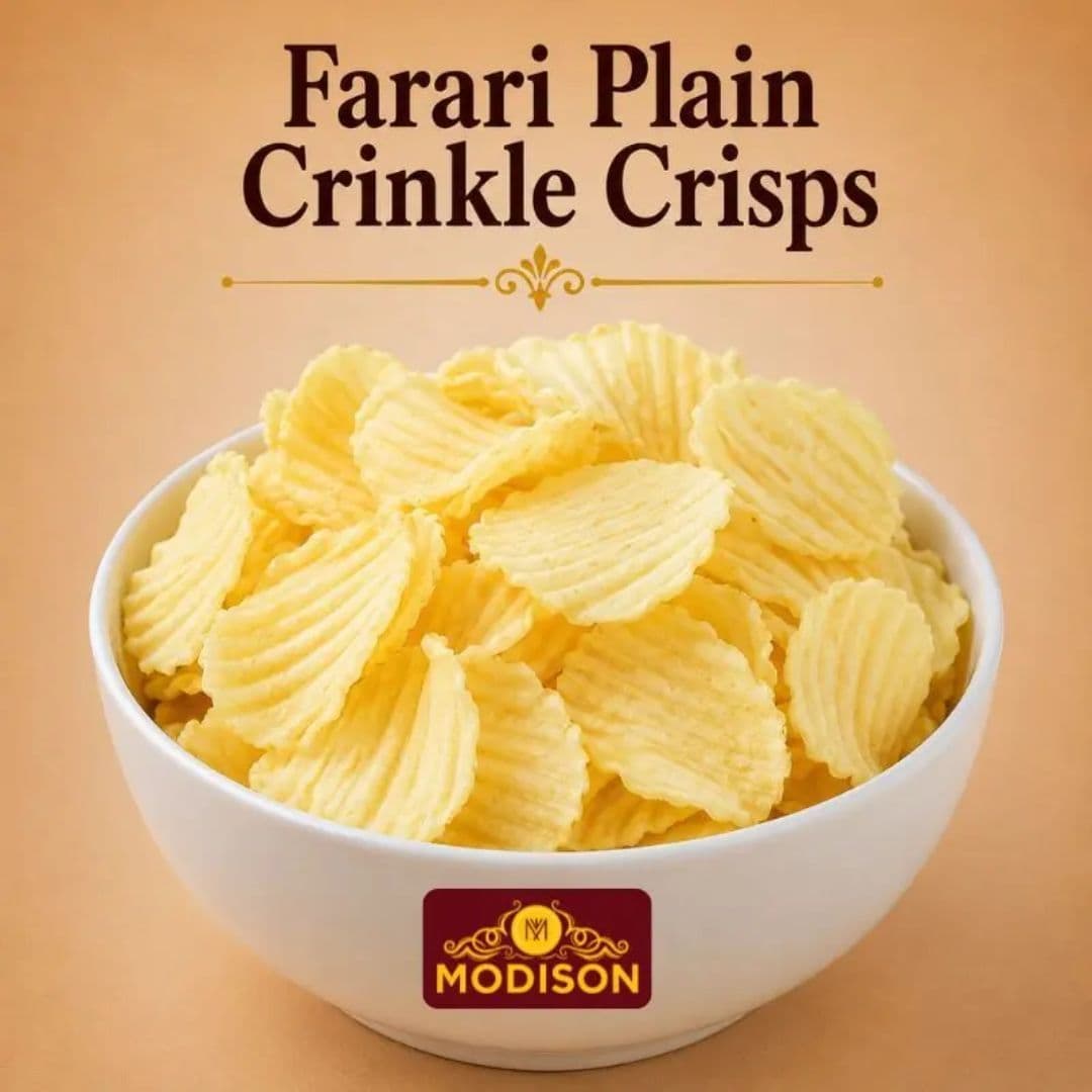 MODISON FARARI PLAIN CRINKLE CRISPS