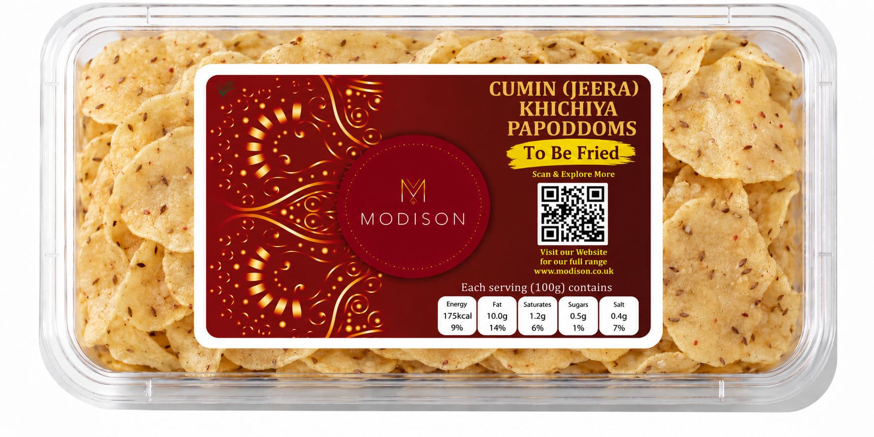 MODISON KHICHIYA PAPODDAMS JEERA (CUMIN)