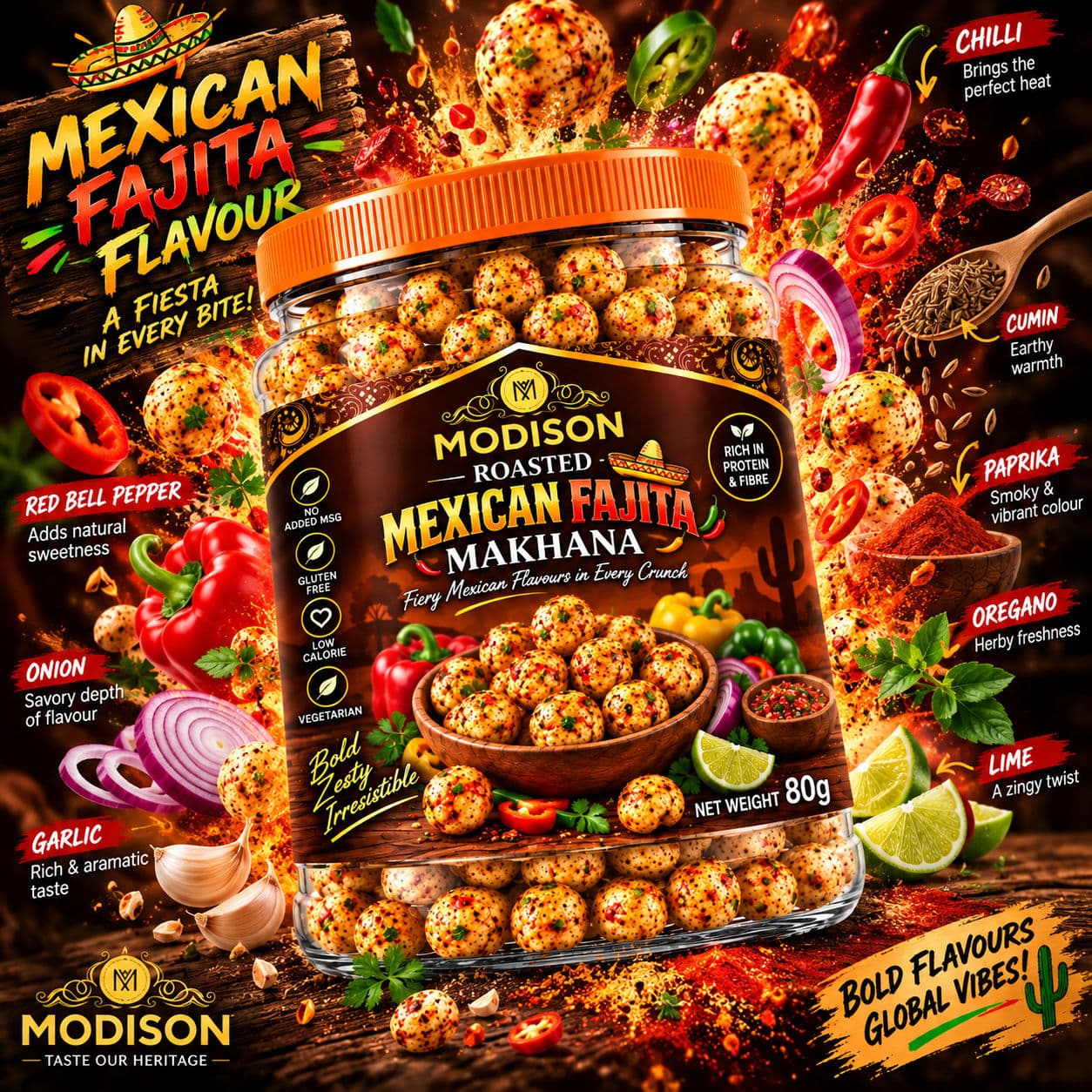 MODISON MAKHANA MEXICAN FAJITA product image 2