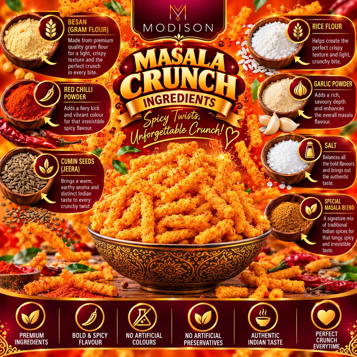 MODISON MASALA CRUNCH product image 2