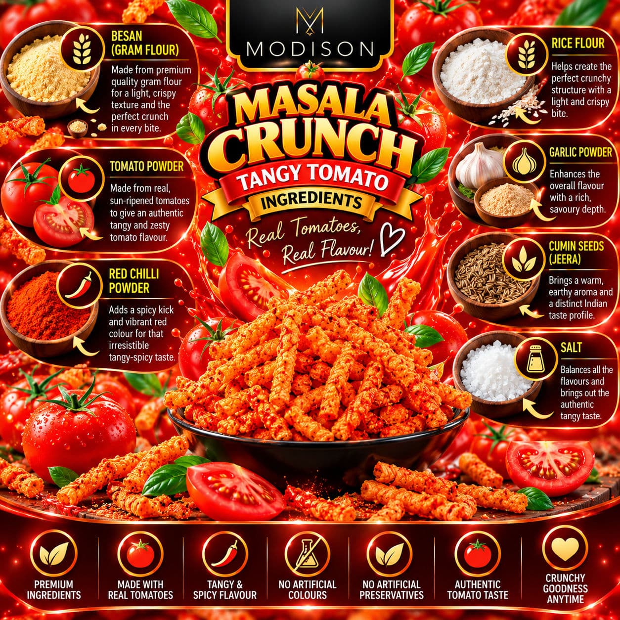 MODISON MASALA CRUNCH TANGY TOMATO product image 2