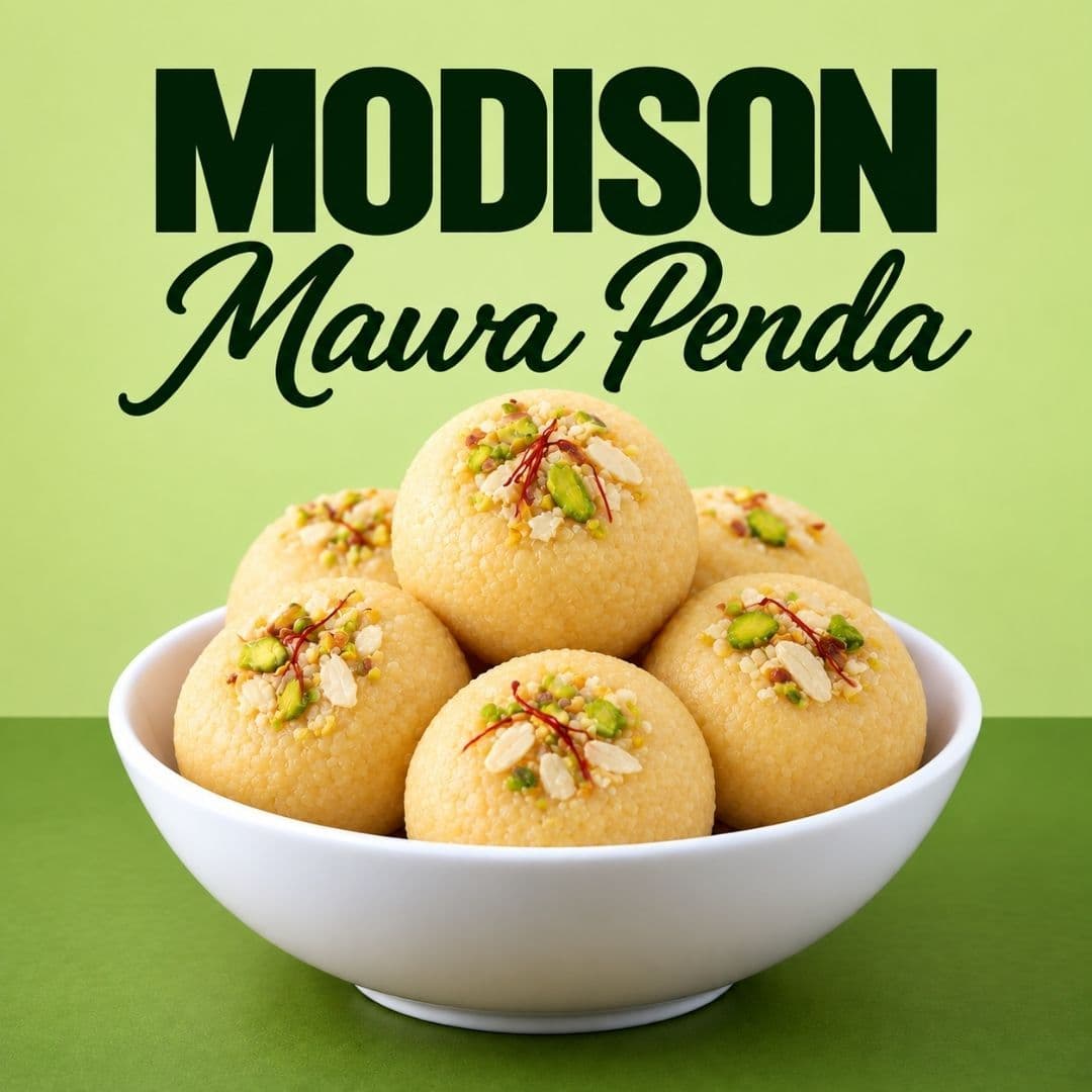 MODISON Mawa Penda Indian Sweets Milk Mithai 180g