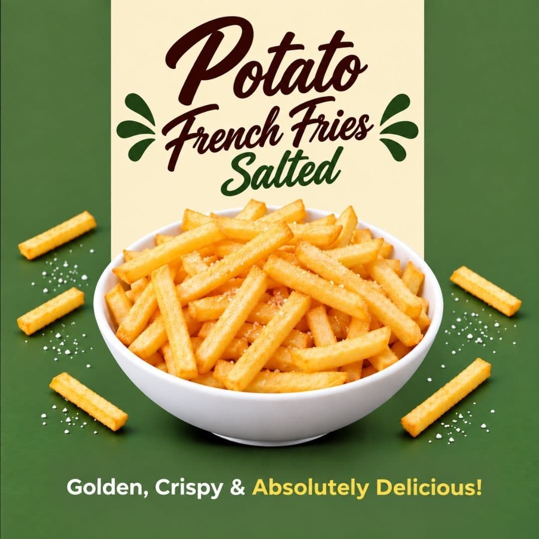 MODISON Potato French Fries Indian Namkeen Salted Crispy 180g