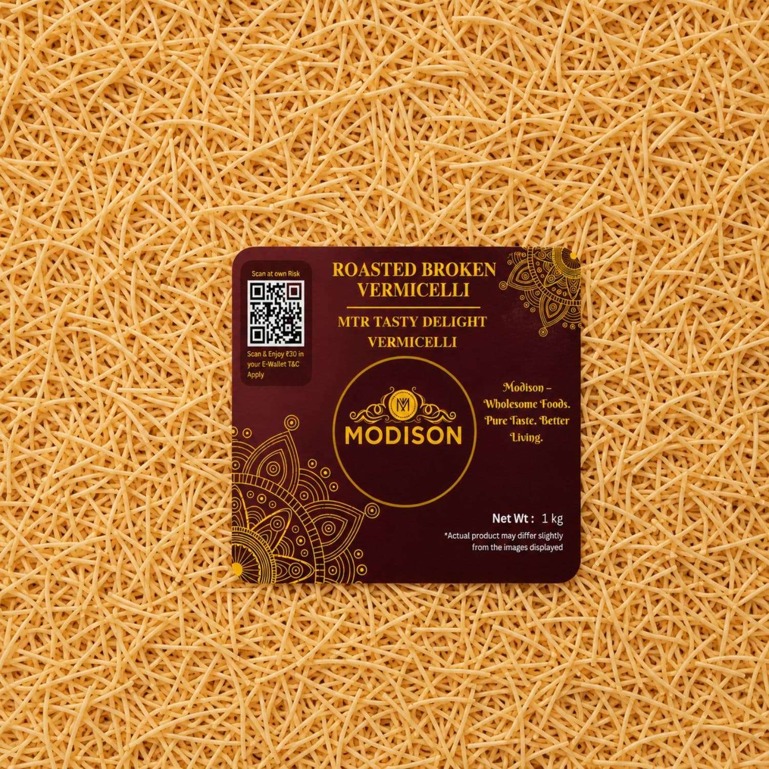 MODISON Roasted Broken Vermicelli, Wheat Semolina Sevai, 1 kg product image 7