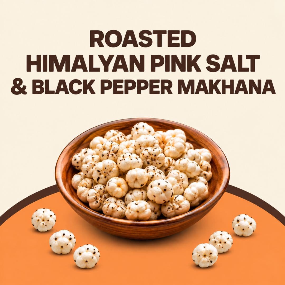 MODISON ROASTED HIMALYAN PINK SALT & BLACK PEPPER MAKHANA product image 1