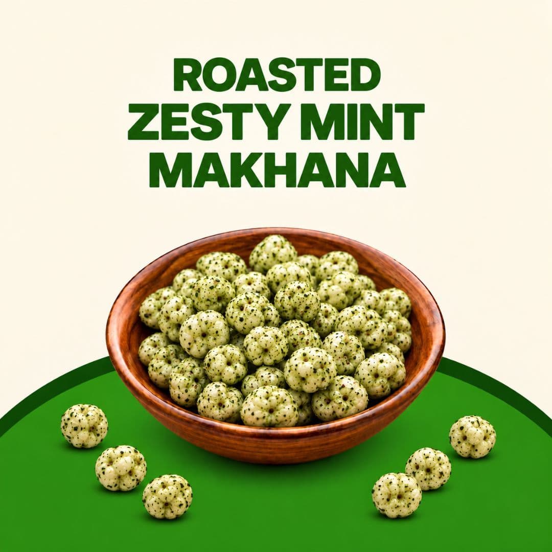 MODISON ROASTED ZESTY MINT MAKHANA