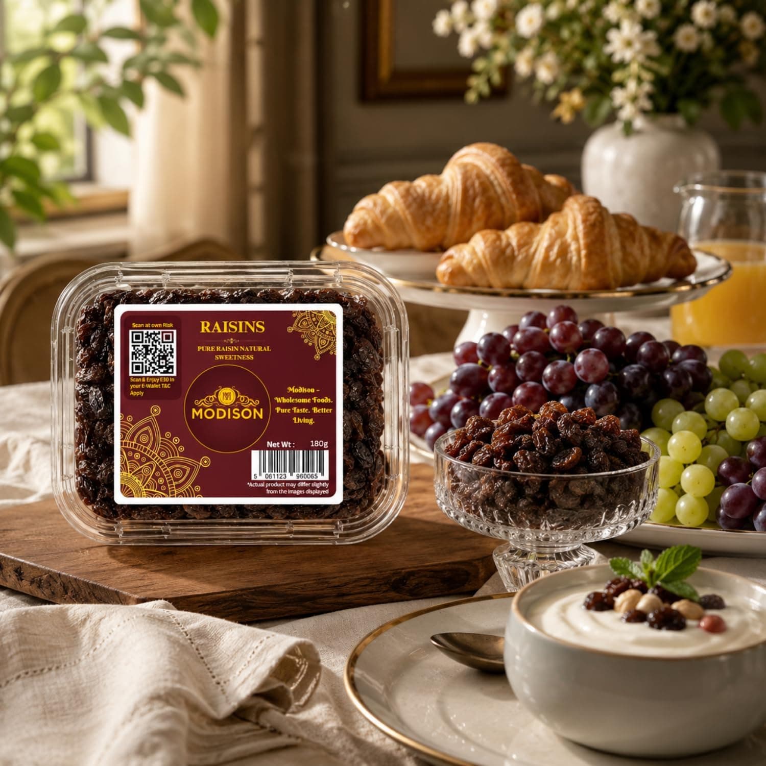MODISON Seedless Kishmish Dried Fruit Indian Sweet Snack 180g product image 5