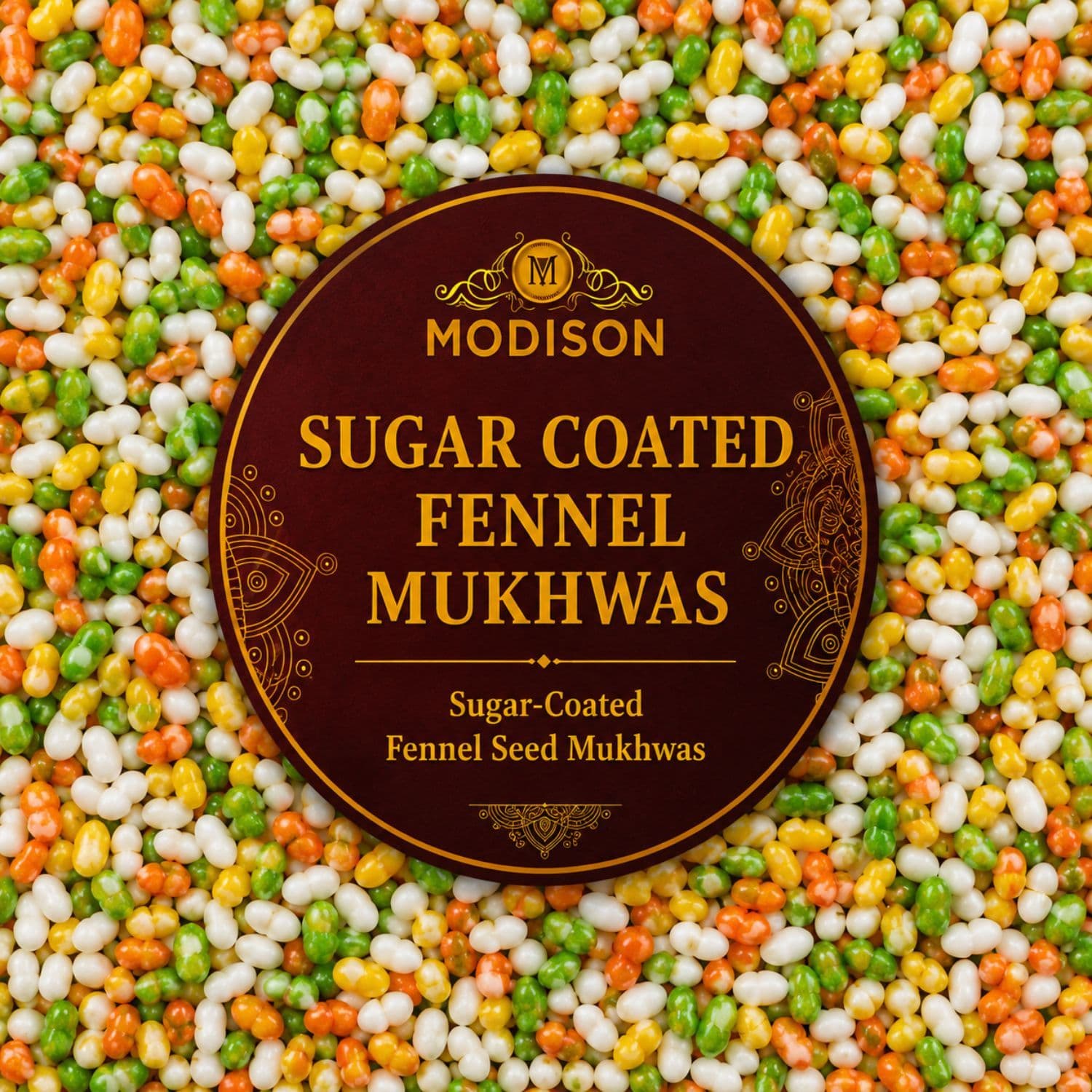 MODISON Sugar Coated Fennel Indian Mouth Freshener Saunf 100g product image 5