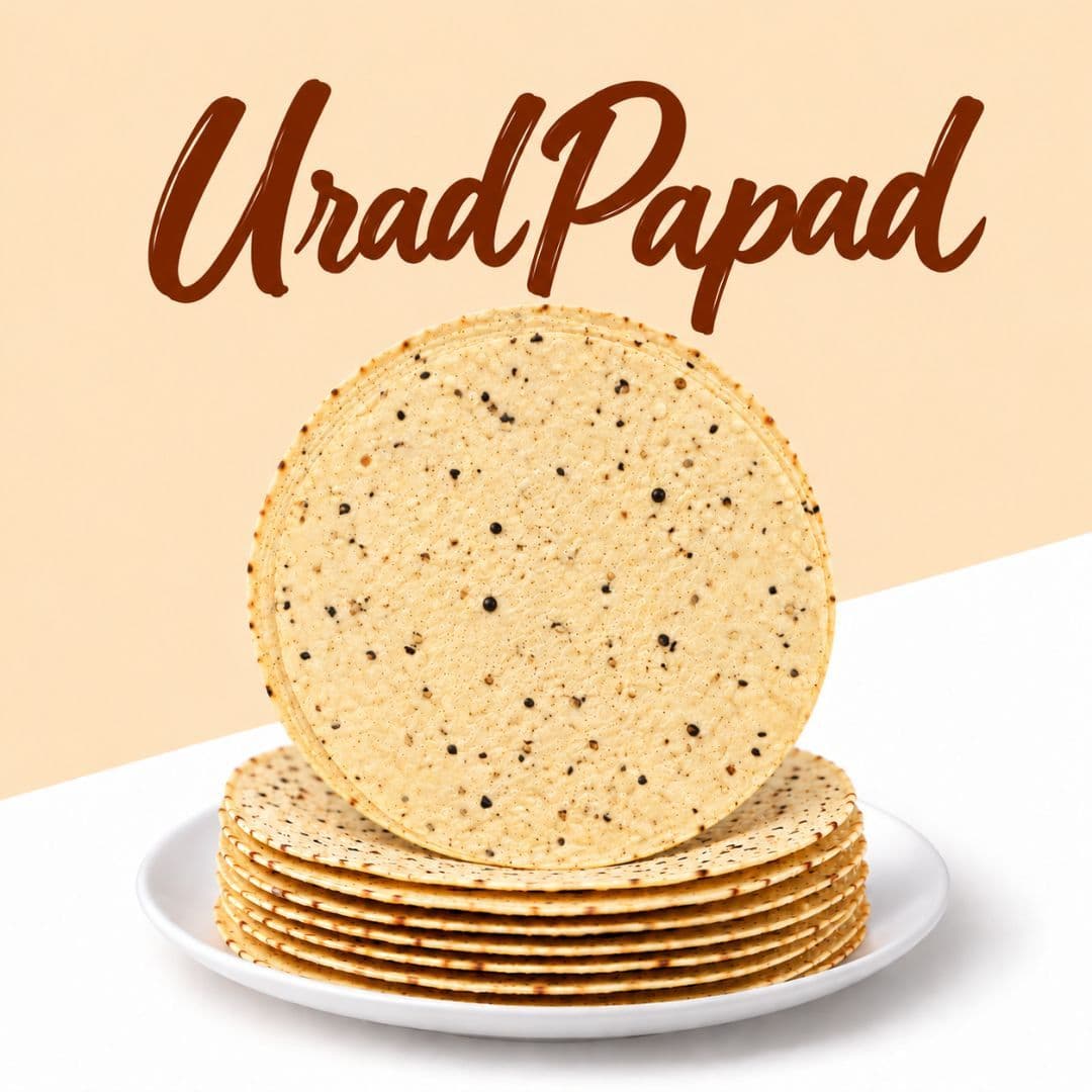 MODISON Urad Papad Indian Papad Crispy Lentil Wafer 200g