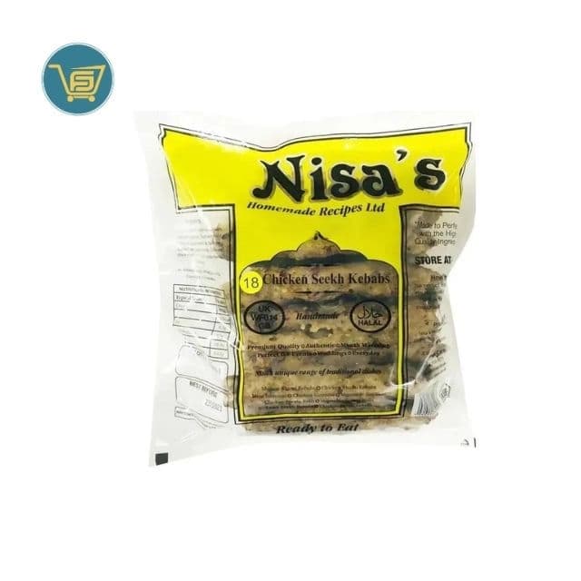 Nisas Seekh Kebab Chicken 18s product image 1