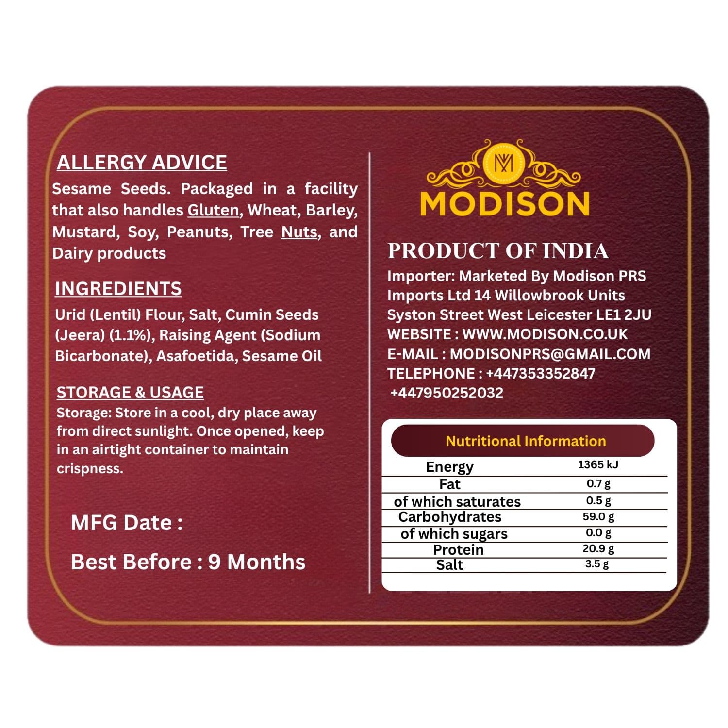 Papad Jeera (Cumin) product image 9