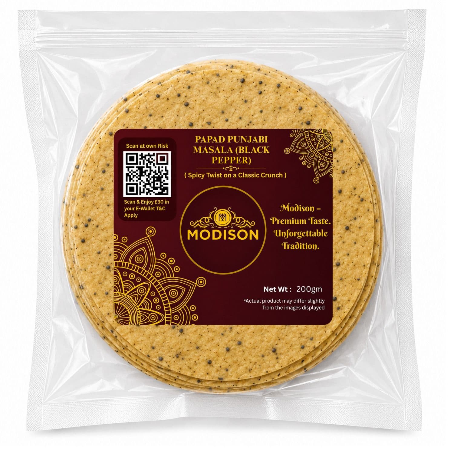 Papad Punjabi Masala (Black Pepper) product image 1