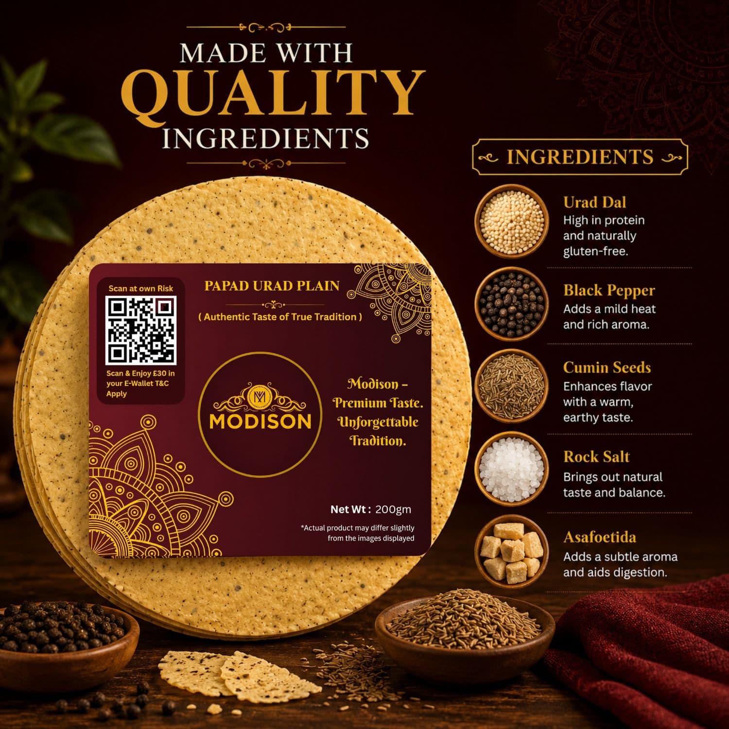 Papad Urad Plain product image 5