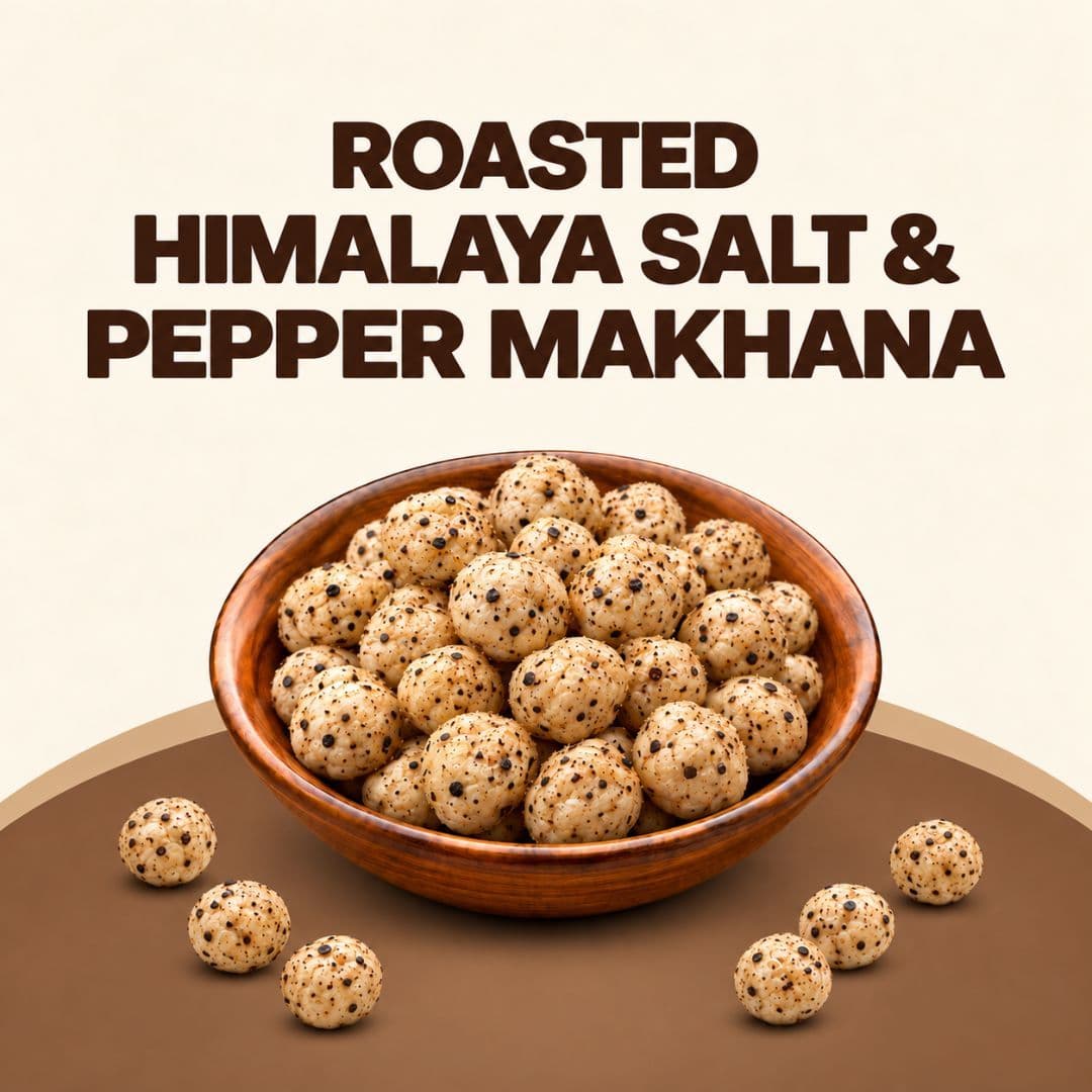 ROASTED Himalaya Salt & Pepper MAKHANA product image 1