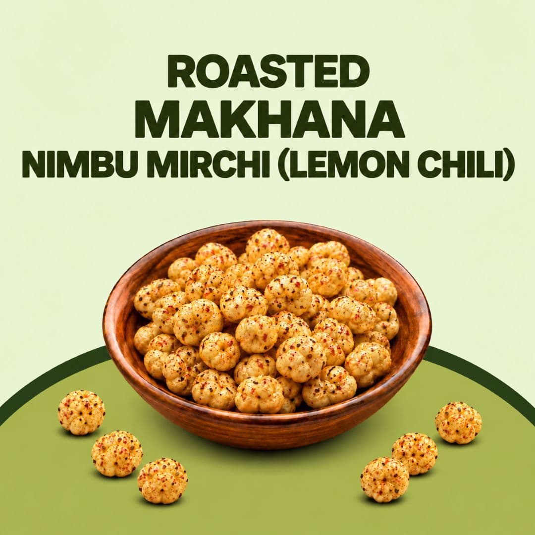 Roasted Makhana Nimbu Mirchi (Lemon Chili) product image 1