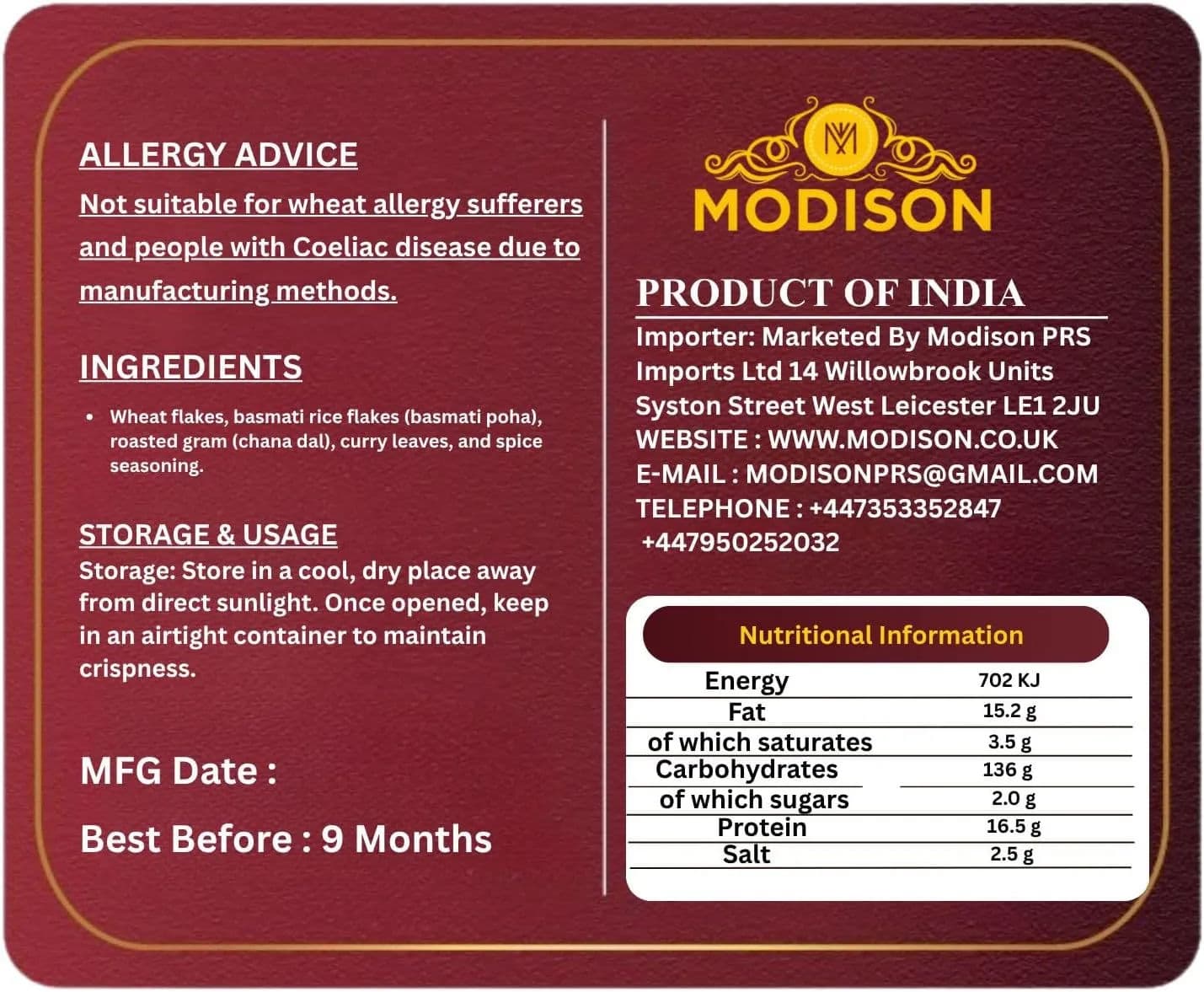 Wheat Basmati Chivda product image 4