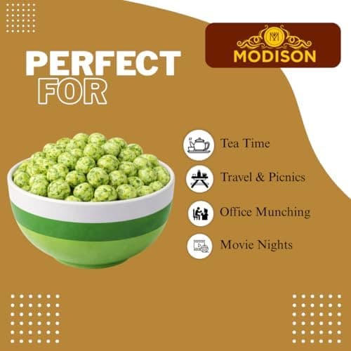 MODISON Roasted Makhana Healthy Snacks Zesty Mint 80g product image 6