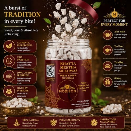 MODISON Khatta Meetha Indian Mouth Freshener Tangy 100g product image 4