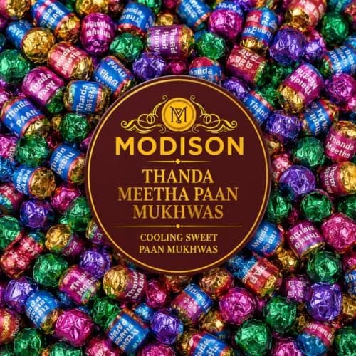 MODISON Thanda Meetha Paan Indian Mouth Freshener Cooling 100g product image 6