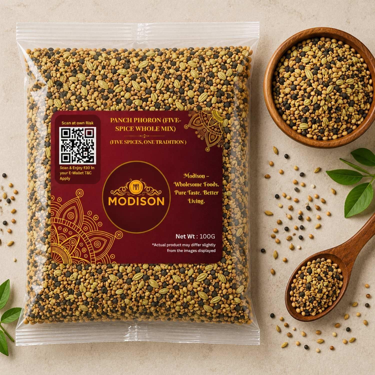 MODISON Panch Phoron Bengali Five Spice Mix 100g product image 11
