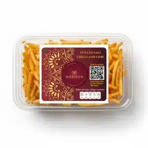 Spicy potato salad with chili and lime from Modison, PRS Imports LTD. Perfect for snacking or sharing.