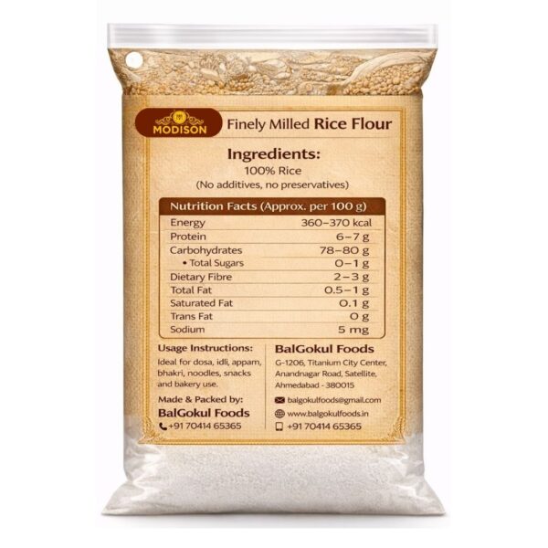 Modison Superior Rice Flour – Authentic Atta UK - Image 2