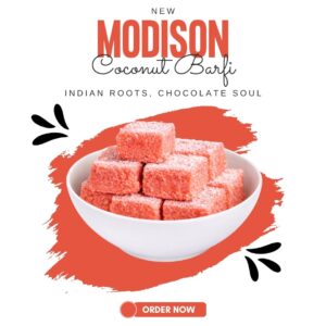 Modison Coconut Barfi – Authentic Sweet UK - Image 4