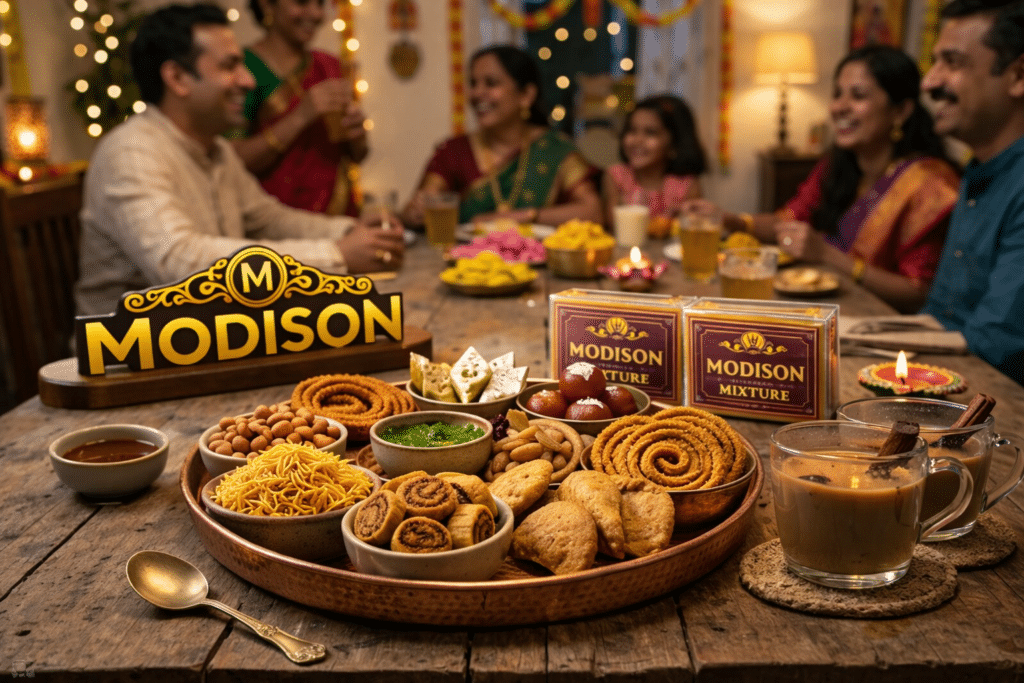 indian snack platter