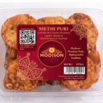 Modison Methi Puri 180g – Crispy Fenugreek Crackers Snack