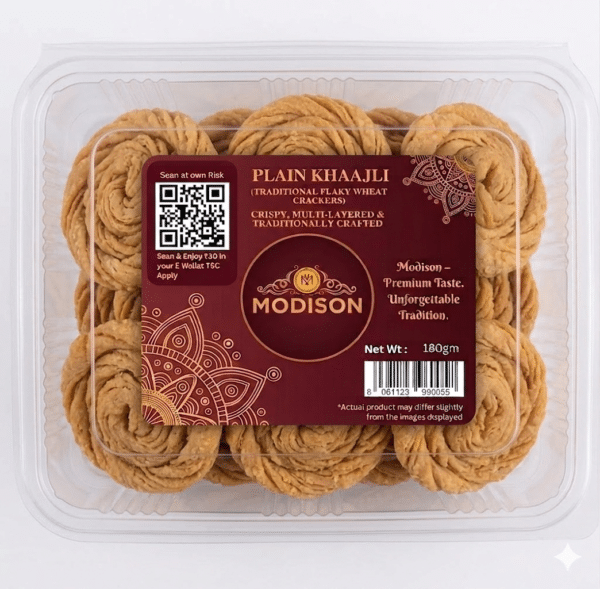 Plain Khaajli by Modison – Crispy & Flaky Snack