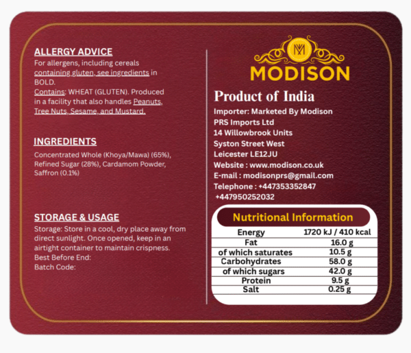 Kesar Penda by Modison – Rich & Authentic Sweet - Image 2